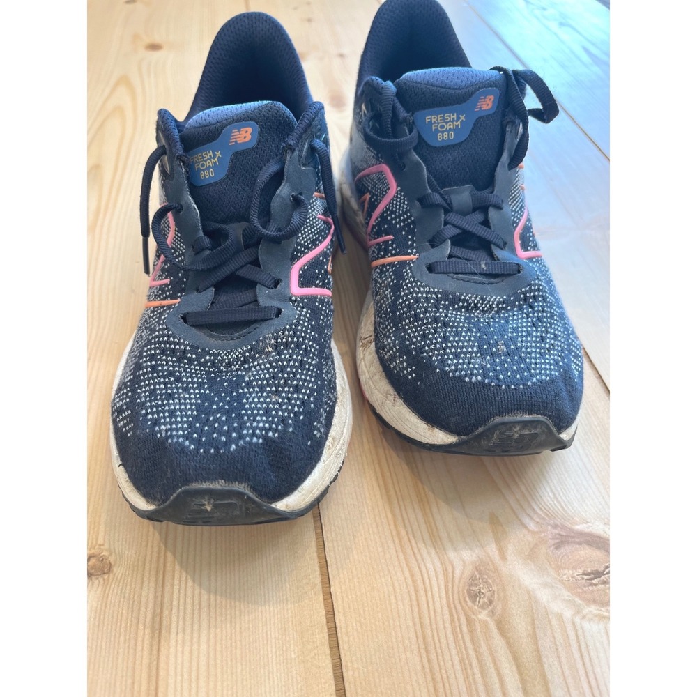 New Balance Fresh Foam X 880v12 Navy Pink Running Shoes‎ GP880M12 Womens 6.5